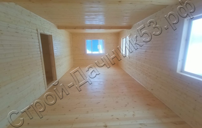 4 Каркасно-щитовой дом   Д-14, 12х8м, 96 М², Московская область, городской округ Истра, село Рождествено. (7)